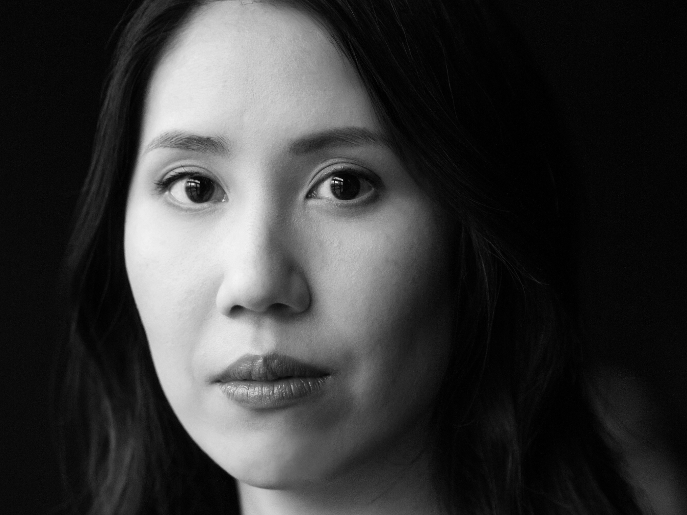 Autorinnenportrait von Leh-Wei Liao in schwarz/weiß